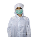 White Color Various Size ESD Jumpsuit Anti-static Cleanroom Coverall for Industrial